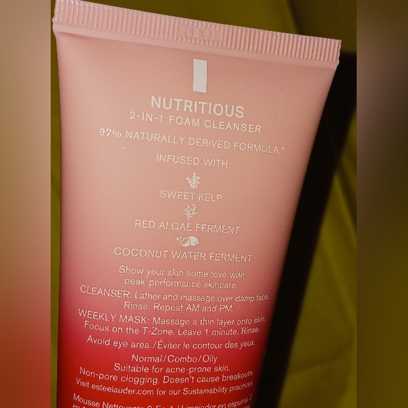 *SEALED* Estee Lauder Nutritious 2-In-1 Foam Cleanser - Picture 5 of 13